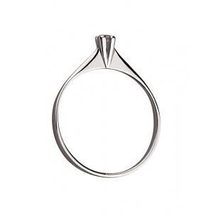 Золотое кольцо с бриллиантом (01-200805896) фотография