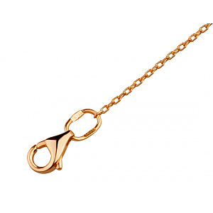 Золотое колье с фианитом (цирконием куб.) (01-200807596) фотография