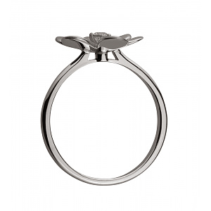 Золотое кольцо с фианитом (2б_к-206) фотография