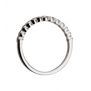 Золота каблучка з фіанітами (2б_к-228) фотографія