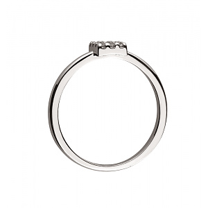 Золота каблучка з діамантами (2б_к-264) картинка Золота каблучка з діамантами (2б_к-264) фотографія