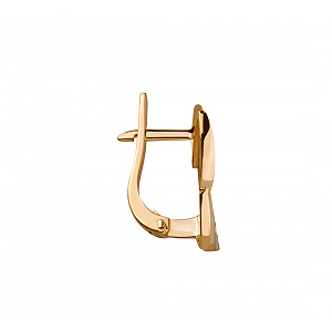 Золоті сережки з фіанітами (8б_с-073) фотографія