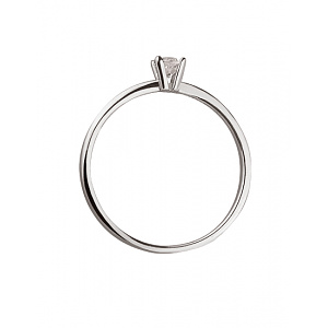 Золота каблучка з цирконієм куб. (01-19333997) фотографія