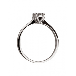 Золота каблучка з діамантами (01-200413797) фотографія