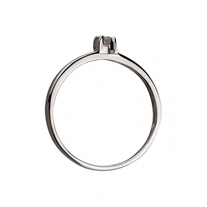 Золота каблучка з діамантом (01-200510797) фотографія