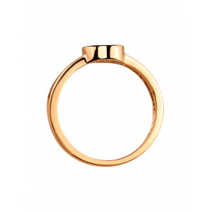 Золотое кольцо с бриллиантом (01-200616897) фотография