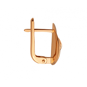 Золоті сережки з фіанітом (цирконієм куб.) (01-200755497) фотографія