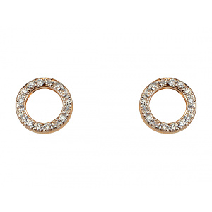 Золоті сережки з діамантами (01-200785597) фотографія