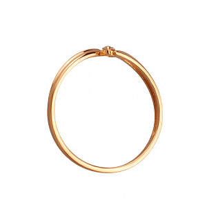 Золота каблучка з діамантом (01-200807497) фотографія