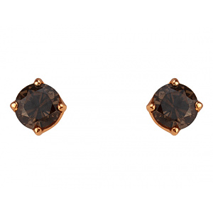 Золоті сережки з гранатами (01-200819297) фотографія