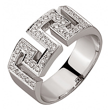 Золота каблучка з діамантами (01-200851697)