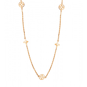 Золотое колье  (1н149/00б) фотография