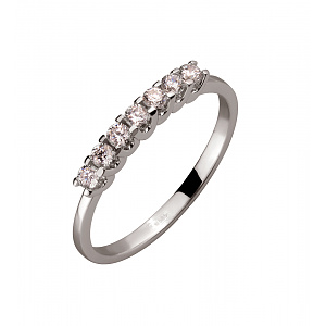 Золотое кольцо с фианитами (2б_к-300) фотография