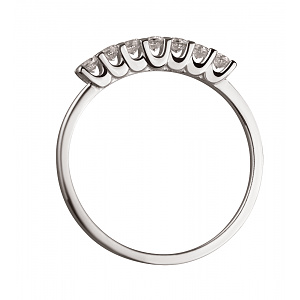 Золотое кольцо с фианитами (2б_к-300) фотография