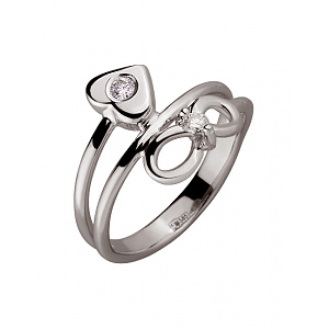 Золотое кольцо с бриллиантами (01-200104598) фотография