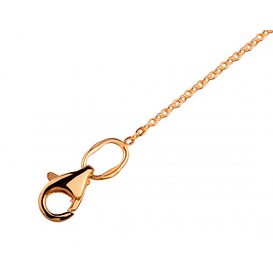 Золотое колье с цирконием куб. (01-200376098) фотография