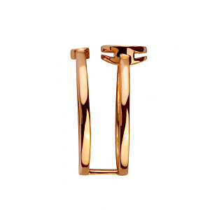 Золота каблучка з цирконієм куб.  та  перламутром (01-200392698) фотографія