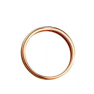 Золотое кольцо с бриллиантом (01-200449098) фотография