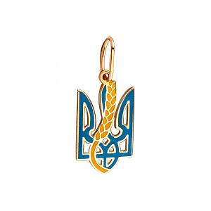 Золотий кулон з емаль (01-200465898) картинка Золотий кулон з емаль (01-200465898) фотографія