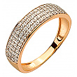Золотое кольцо с цирконием куб. 01-200530798 фотография 1