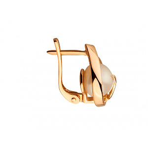 Золотые серьги с жемчугом (01-200563598) картинка Золотые серьги с жемчугом (01-200563598) фотография