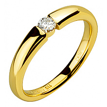 Золота каблучка з діамантом (01-200633398)