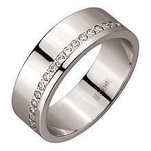 Золота каблучка з фіанітом (цирконієм куб.) (01-200755498)