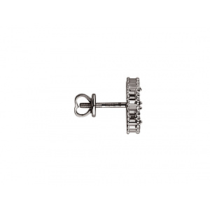 Золоті сережки з фіанітом (цирконієм куб.) (01-200815998) фотографія