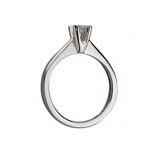 Золотое  кольцо с бриллиантом (01-200841798) фотография