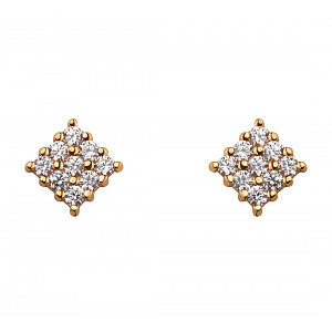 Золотые серьги  (1б_с-015) фотография