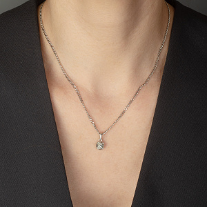 Золотой кулон с бриллиантами (2п-168) фотография