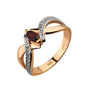 Золота каблучка  (8б_к-155) фотографія