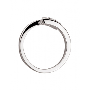 Золотое кольцо с цирконием куб. (01-200404799) фотография