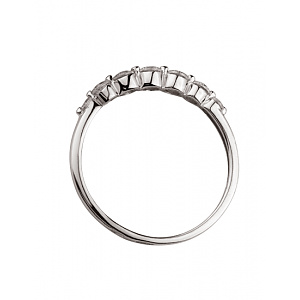 Золотое кольцо с фианитом (цирконием куб.) (01-200742499) фотография