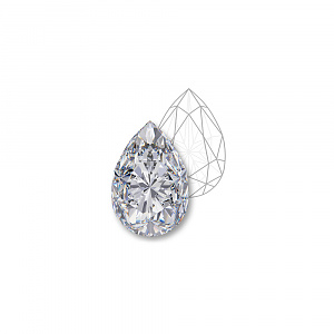 Аксесуар Діамант -  1x0.09ct; 5/6  3.8х1.55х2.5фотографія