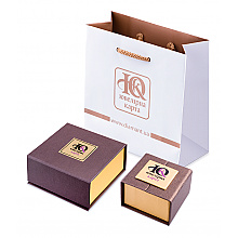 Золоті сережки з цирконієм куб. (01-200443816)